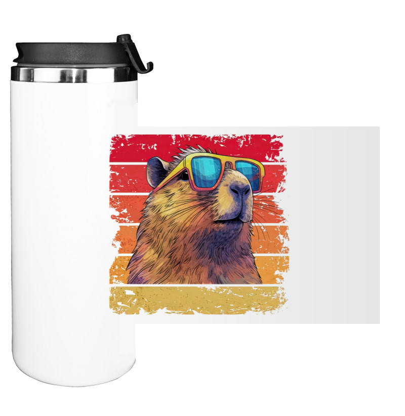 Capybara with glasses