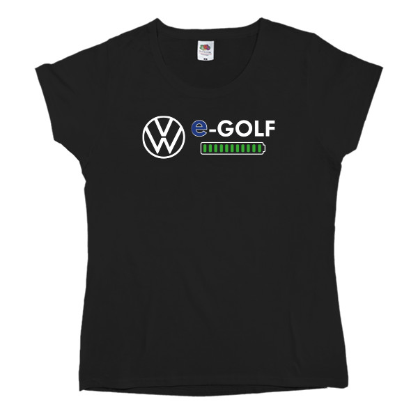 Volkswagen - Футболка Класика Жіноча Fruit of the loom - e Golf - Mfest