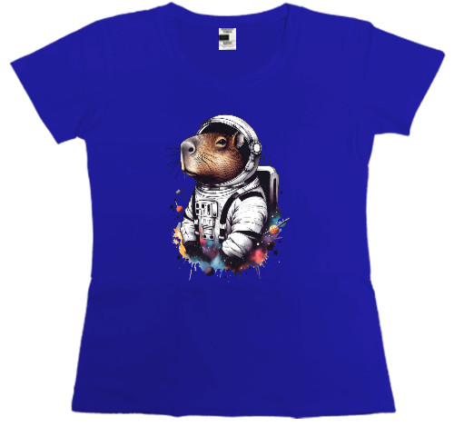 Capybara cosmonaut