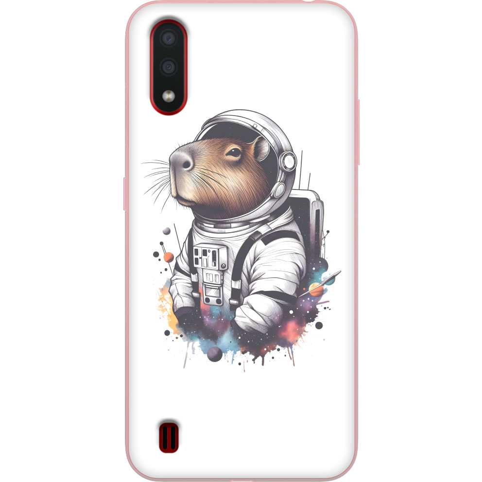 Capybara cosmonaut