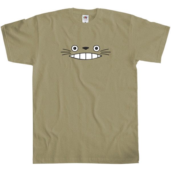 My neighbor Totoro/Мой сосед Тоторо - T-shirt Classic Men's Fruit of the loom - Totoro Smile - Mfest
