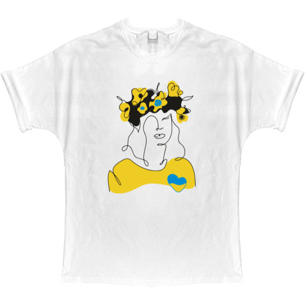 T-shirt with Ukrainian symbols