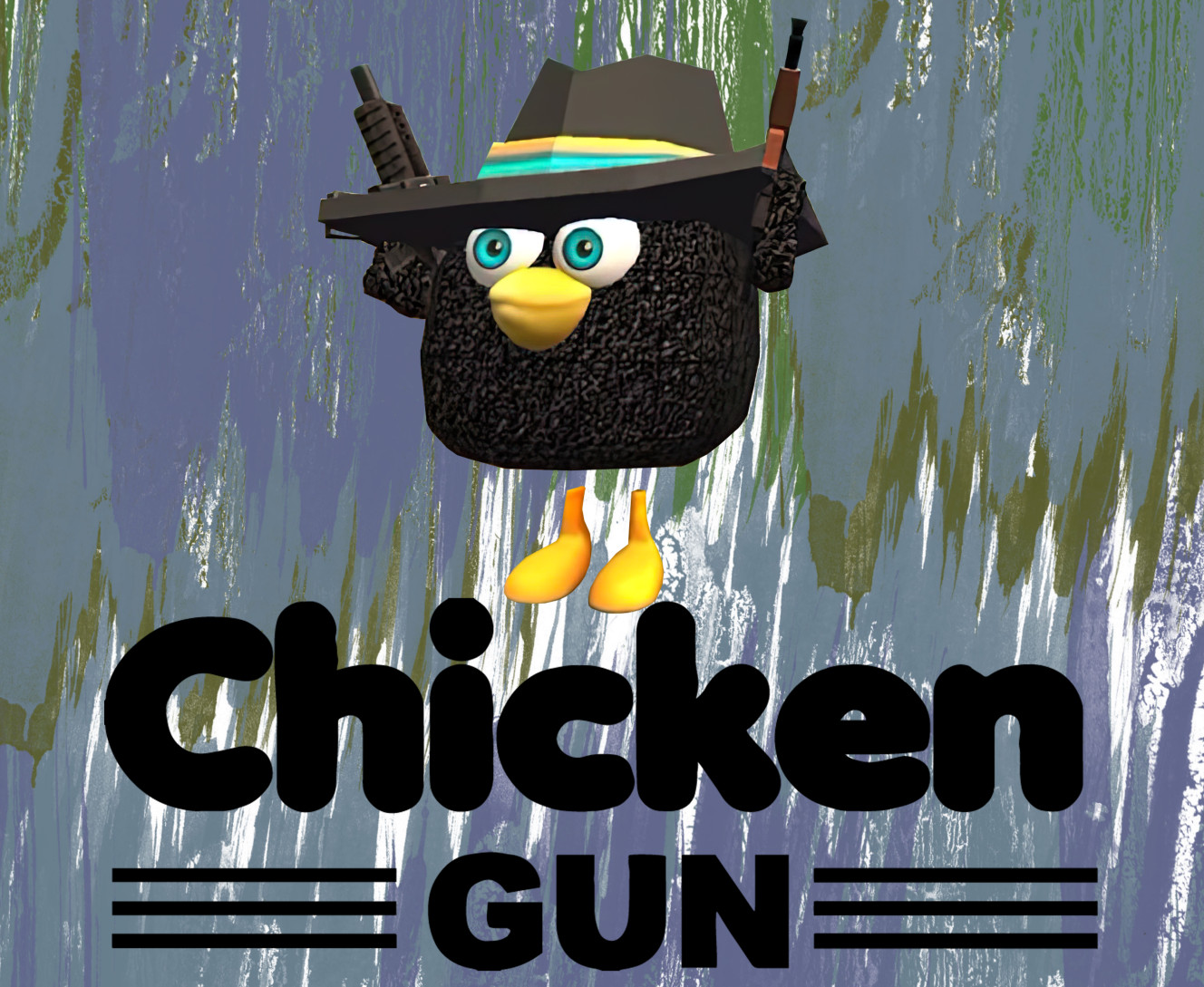 Black Goose in Chicken Gun