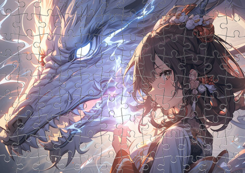 Girl and Dragon