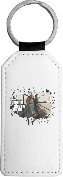 GTA - Keychain rectangular - GTA San Andreas 5 - Mfest