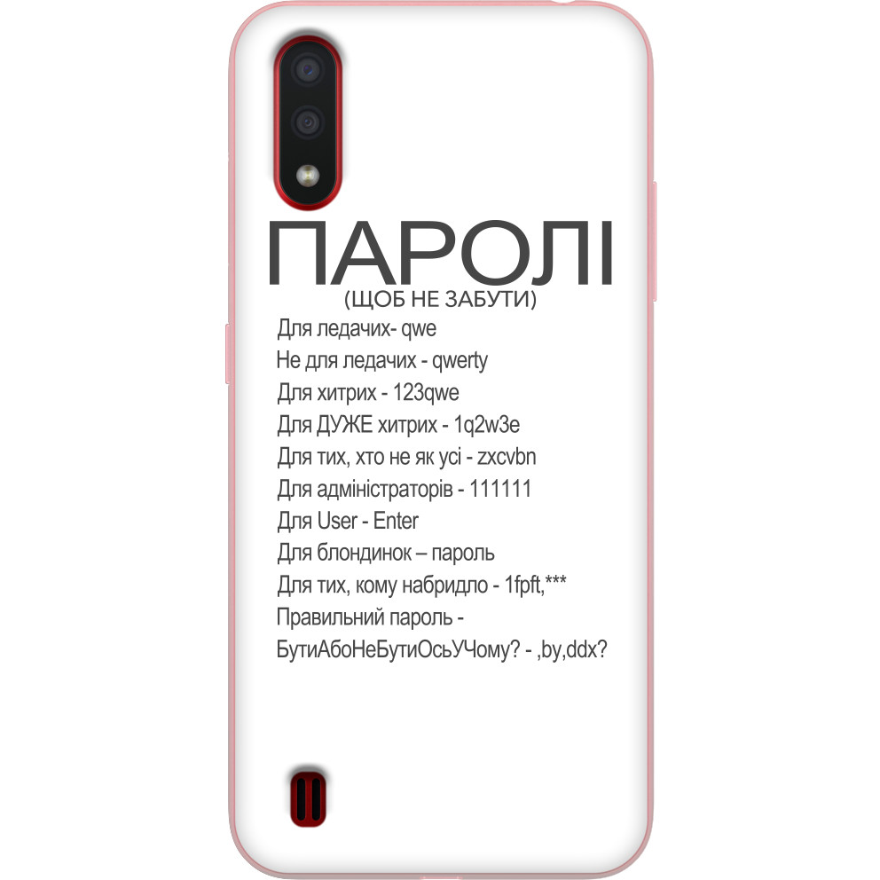 Программист - Samsung cases -  Passwords - Mfest