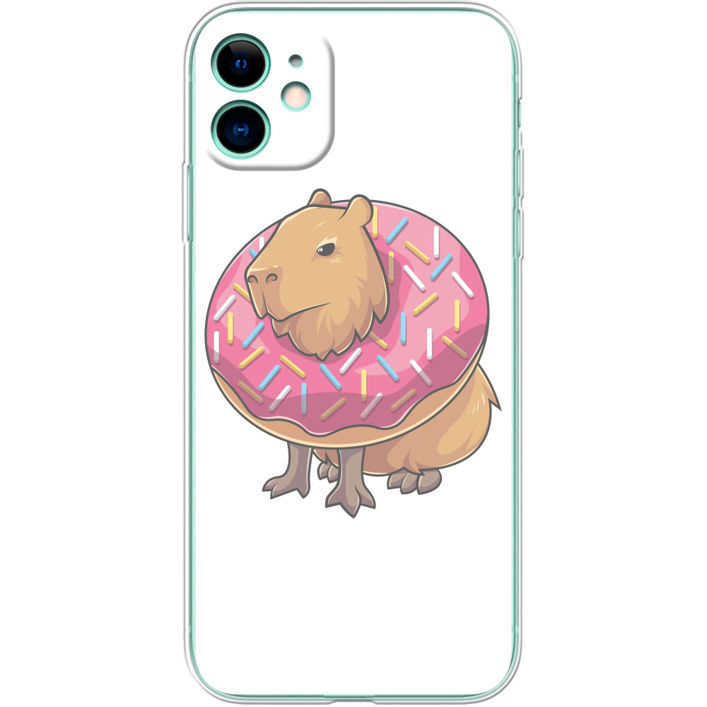 Capybara and donut