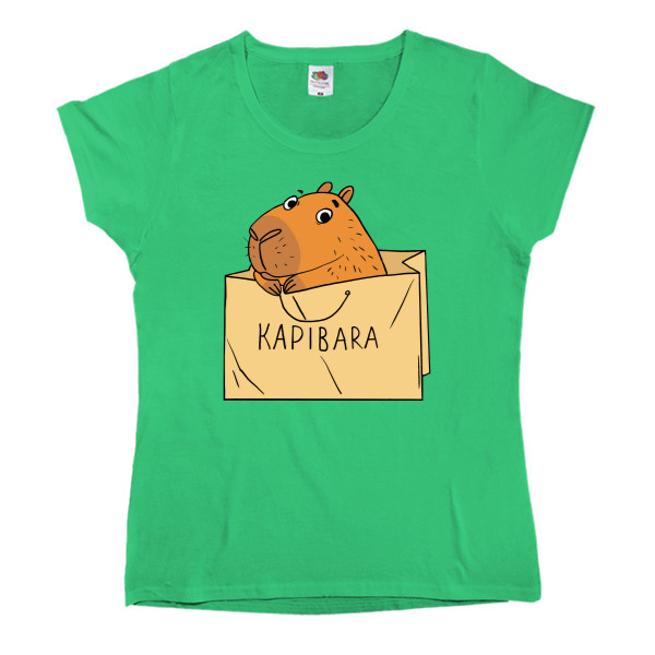 Capybara in a bag