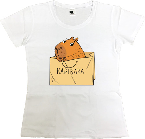 Capybara in a bag