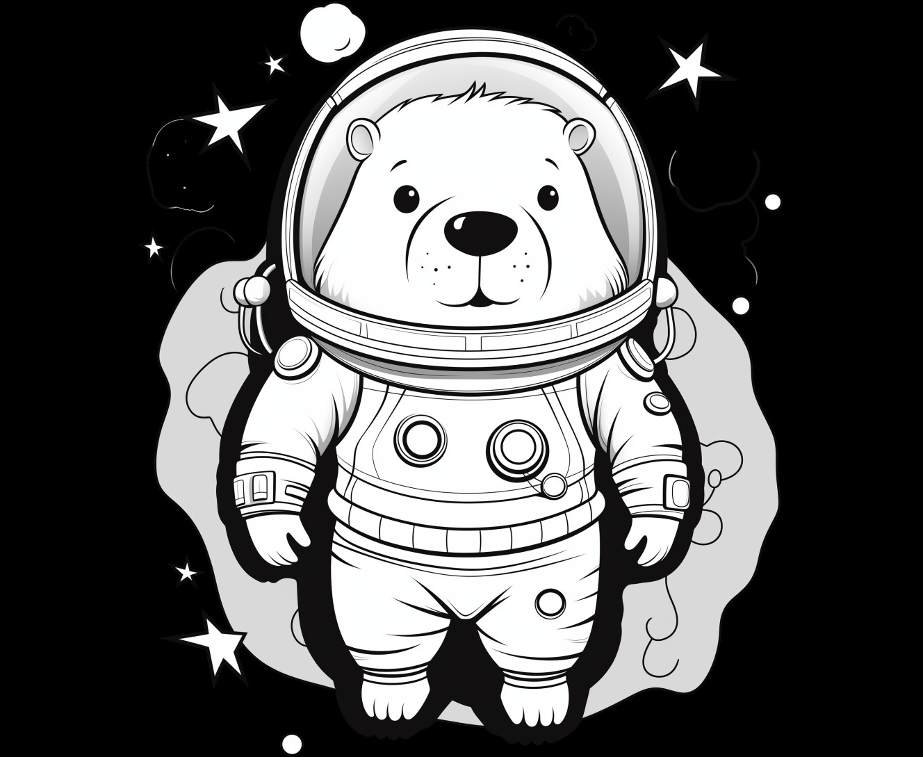 Капибара астронавт