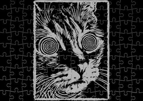 Коты и Кошки - Пазл с маленькими элементами - кот 3 - Mfest