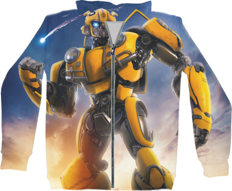 Transformers - 3D Zip Up Hoodie Kids - Bumblebee (Transformers) - Mfest