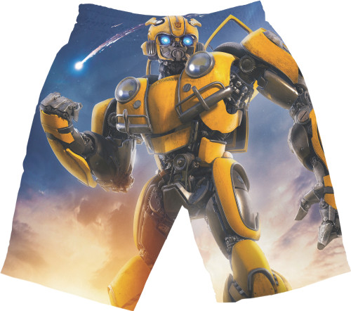 Transformers - Шорты 3D Мужские - Bumblebee (Transformers) - Mfest