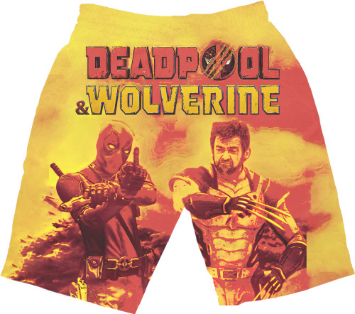 Deadpool - Shorts 3D Kids - Deadpool and Wolverine 6 - Mfest