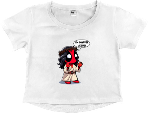 Deadpool - Crop Top Premium Women - Deadpool  12 - Mfest