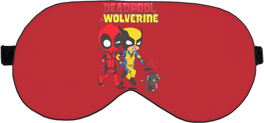 Deadpool - Sleep mask 3D - Deadpool and Wolverine 10 - Mfest