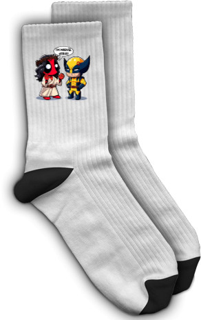 Deadpool - Socks - Deadpool and Wolverine 11 - Mfest