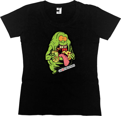 Охотники за приведениями - Premium Women's T-shirt - Slime Ghostbusters - Mfest