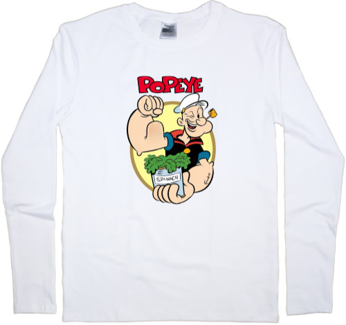 Моряк Попай - Longsleeve Premium Male - Popeye 2 - Mfest