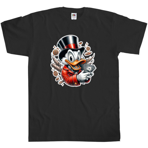 Duck Tales / Утиные истории - T-shirt Classic Men's Fruit of the loom - Scrooge McDuck 2 - Mfest