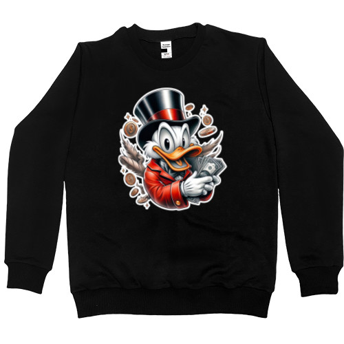 Duck Tales / Утиные истории - Sweatshirt Premium Men - Scrooge McDuck 2 - Mfest