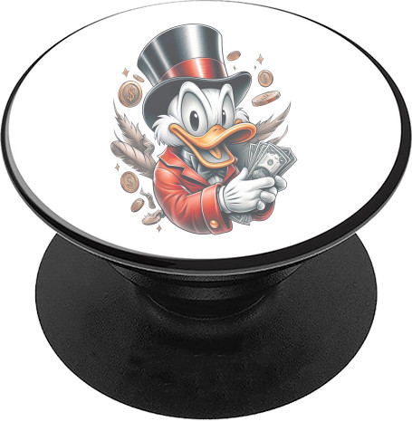 Качині історії / Duck Tales - PopSocket Підставка для мобільного - Скрудж Макдак 2 - Mfest