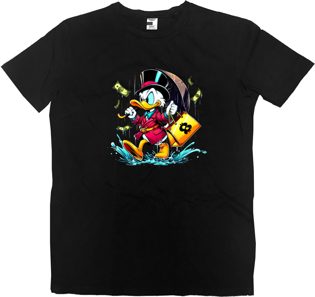 Duck Tales / Утиные истории - Premium Men's T-shirt - Scrooge McDuck 4 - Mfest