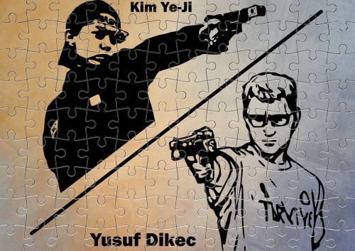 Yusuf Dikec and Kim Ye-Ji