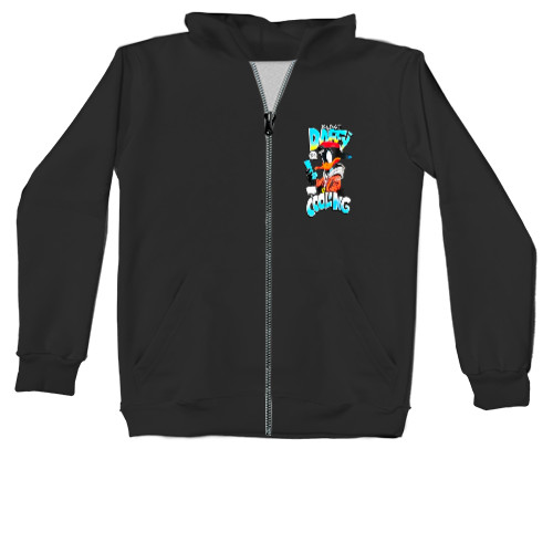 Looney Tunes / Безумные Мотивы - Hoodie with zipper kids -  Daffy Duck - Mfest