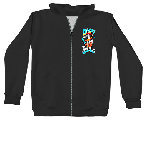 Looney Tunes / Безумные Мотивы - Zipped Hoodie Unisex -  Daffy Duck - Mfest