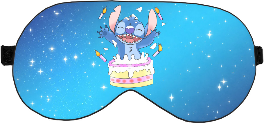 Stitch with cake