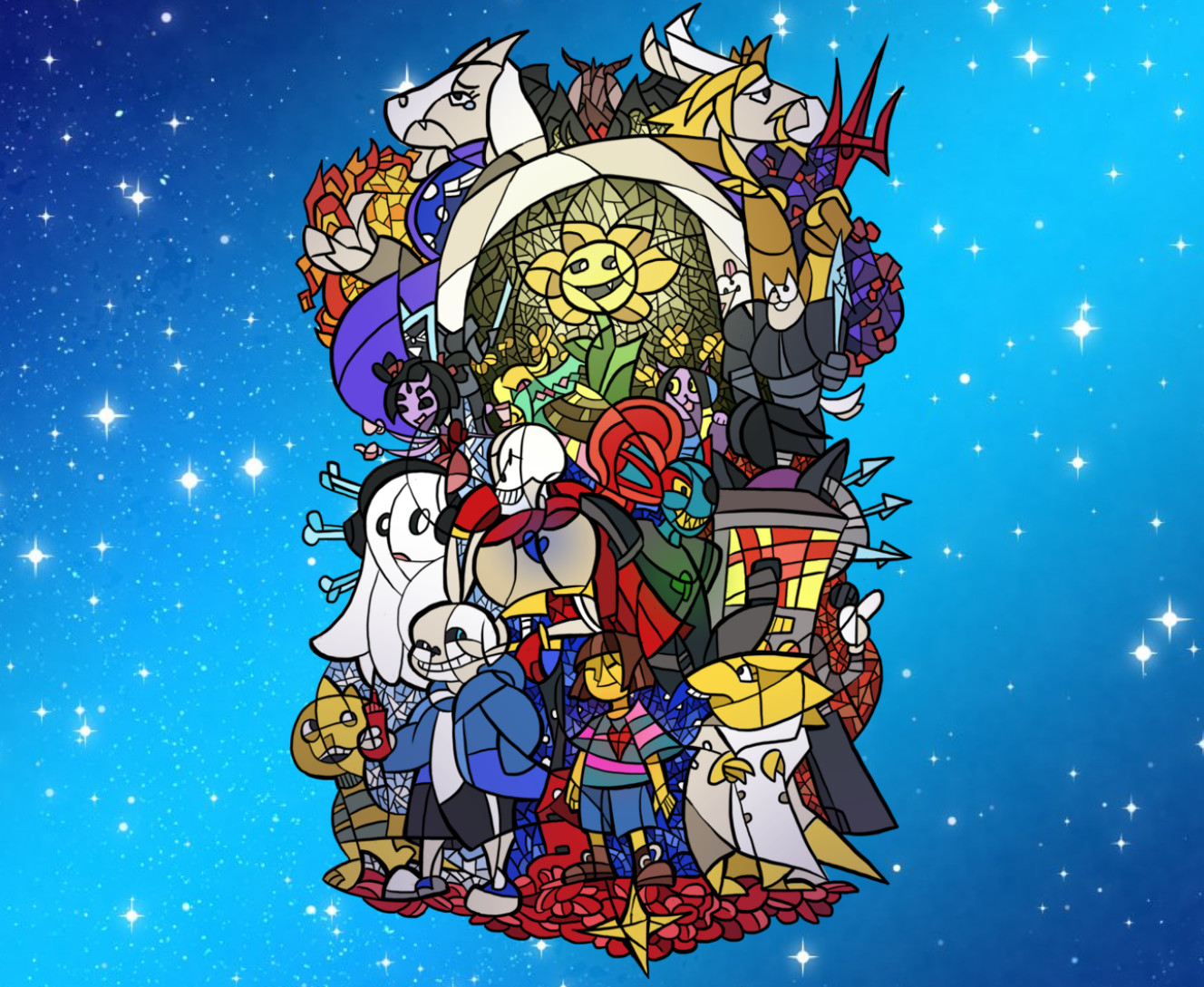 Undertale Stained glass