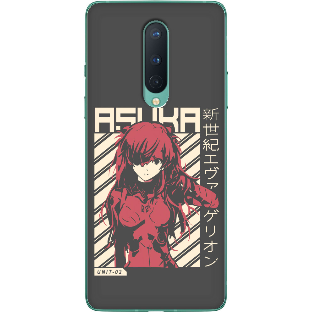 Євангеліон / Evangelion - Чохли OnePlus - Asuka - Mfest