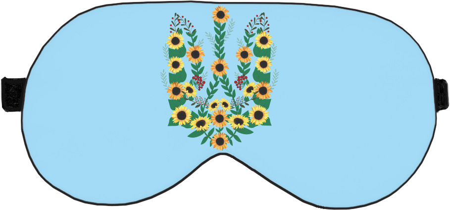 Coat of arms with sunflowers