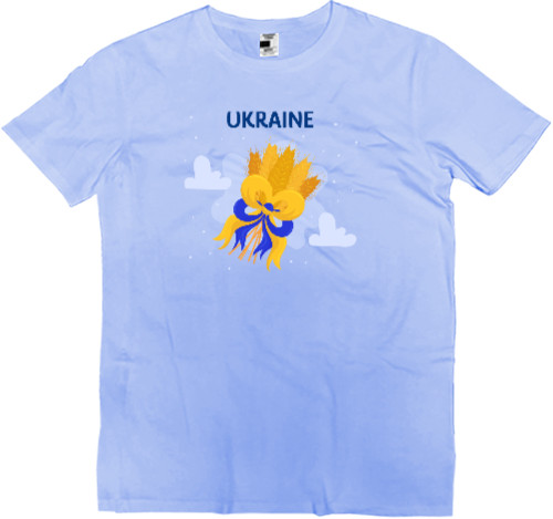 Ukraine with a bouquet