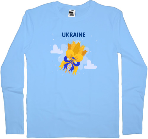 Я УКРАИНЕЦ - Longsleeve Premium Child - Ukraine with a bouquet - Mfest