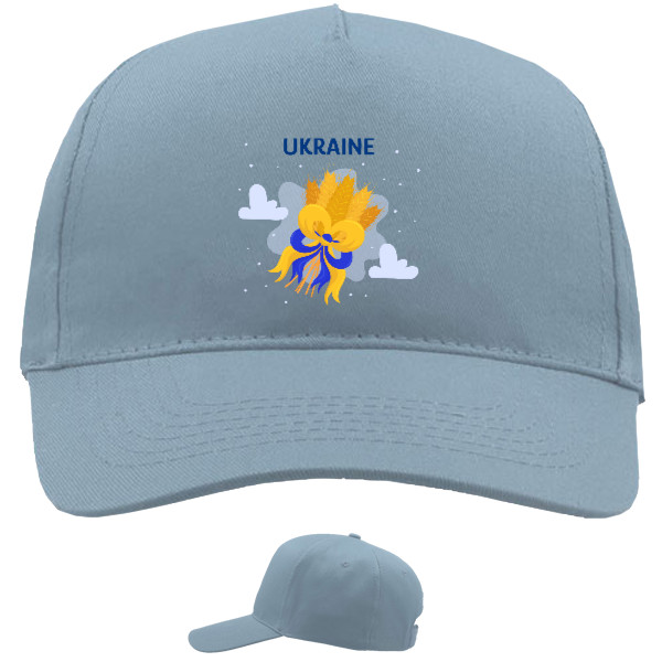 Я УКРАИНЕЦ - Baseball Caps - 5 panel - Ukraine with a bouquet - Mfest