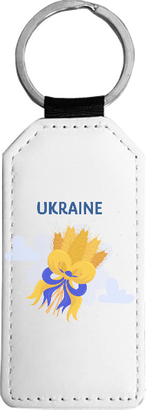 Ukraine with a bouquet