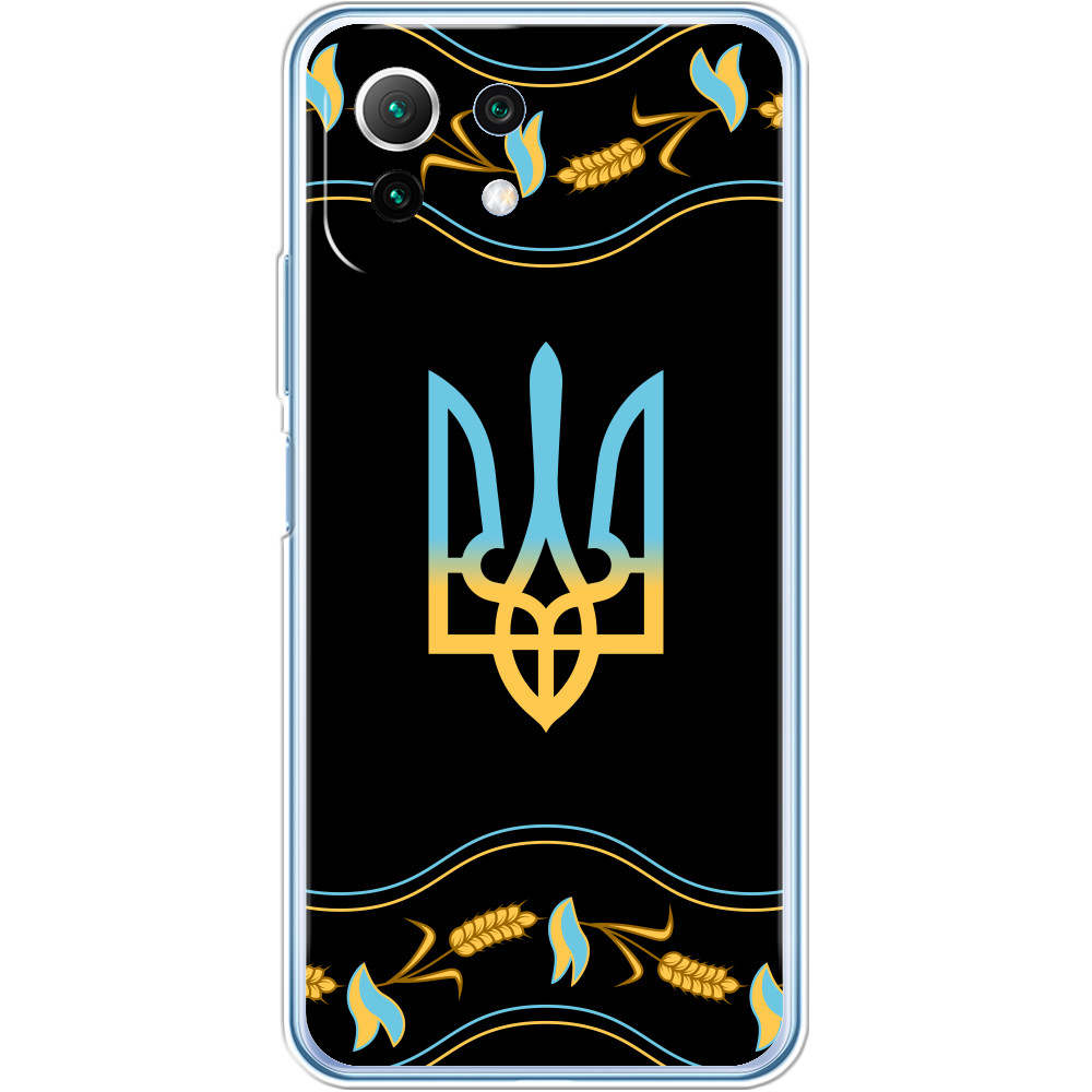 Я УКРАИНЕЦ - Xiaomi cases - Coat of arms of Ukraine with an ornament - Mfest