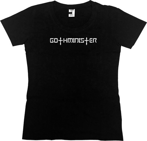 Хеви-метал - Premium Women's T-shirt - Gothminister logo - Mfest