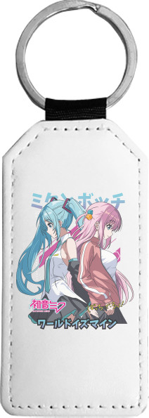 Hatsune Miku - Keychain rectangular - Hatsune Miku and Hitori Gotou - Mfest