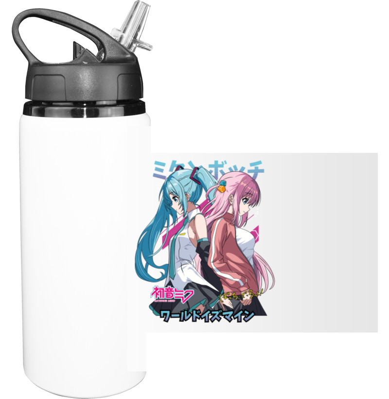 Hatsune Miku - Bottle for water - Hatsune Miku and Hitori Gotou - Mfest