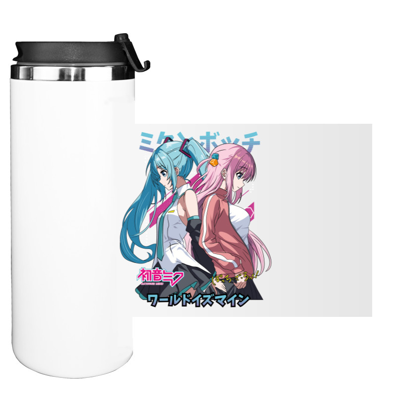 Hatsune Miku - Thermo mug - Hatsune Miku and Hitori Gotou - Mfest