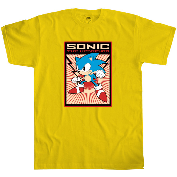 Sonic - T-shirt Classic Kids Fruit of the loom - Sonic the Hedgehog  - Mfest