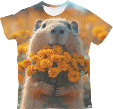 Flower capybara