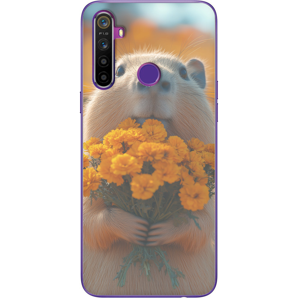 Flower capybara