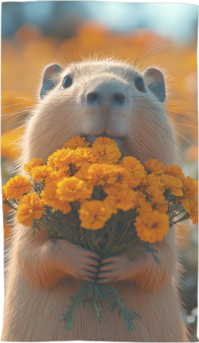 Flower capybara