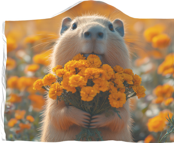 Flower capybara