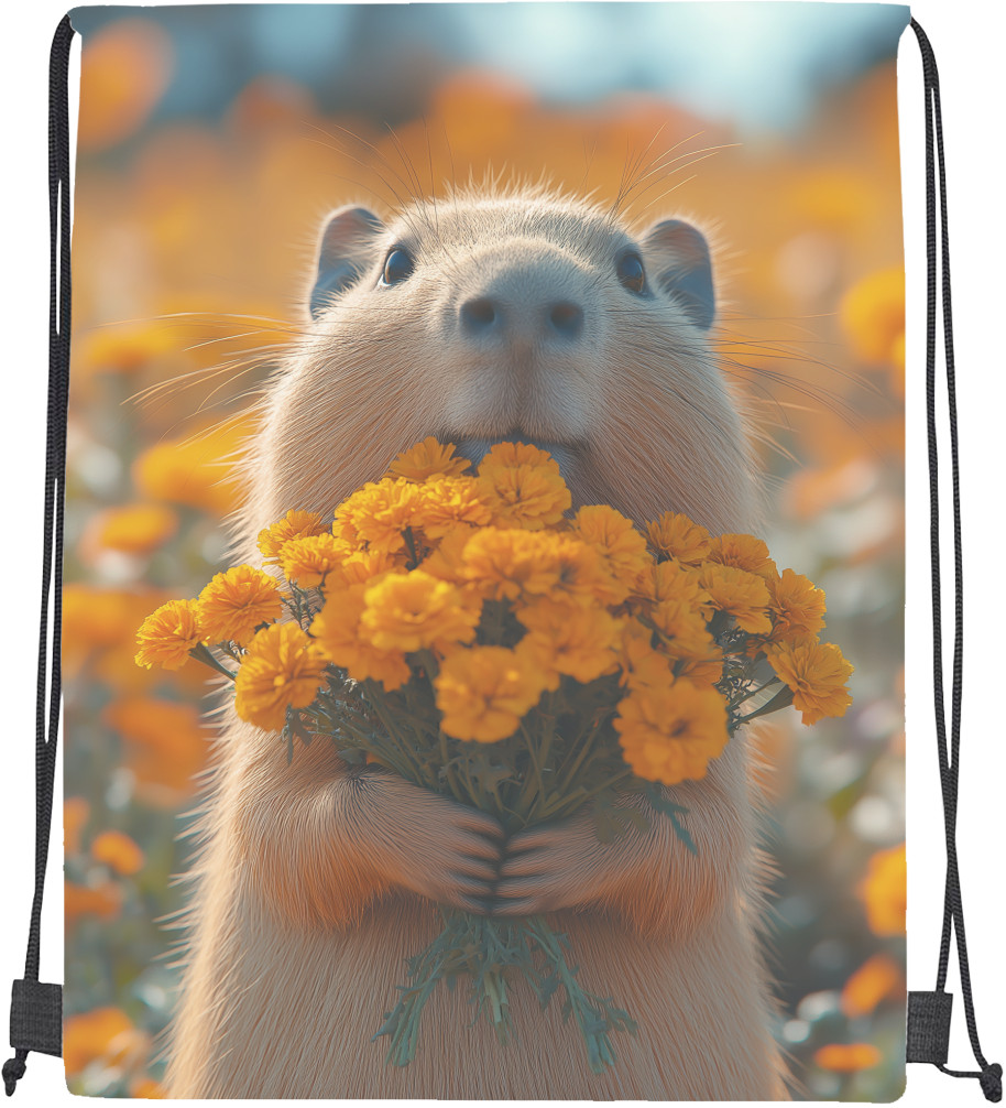 Flower capybara