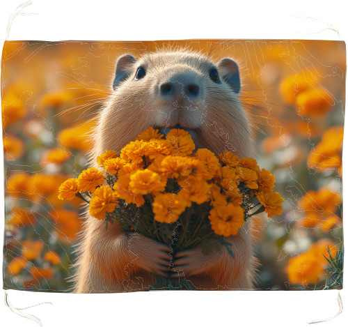 Flower capybara